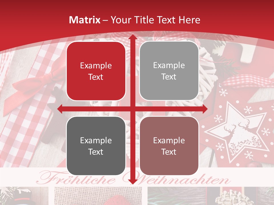 Dekomaterial Weihnachtszeit Zimt PowerPoint Template