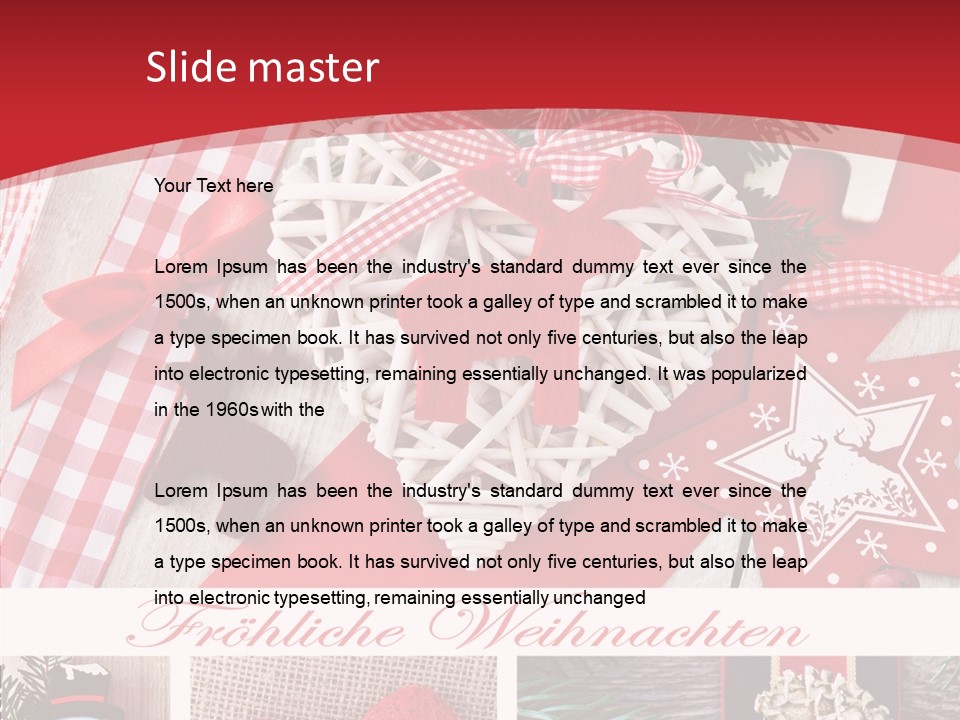 Dekomaterial Weihnachtszeit Zimt PowerPoint Template