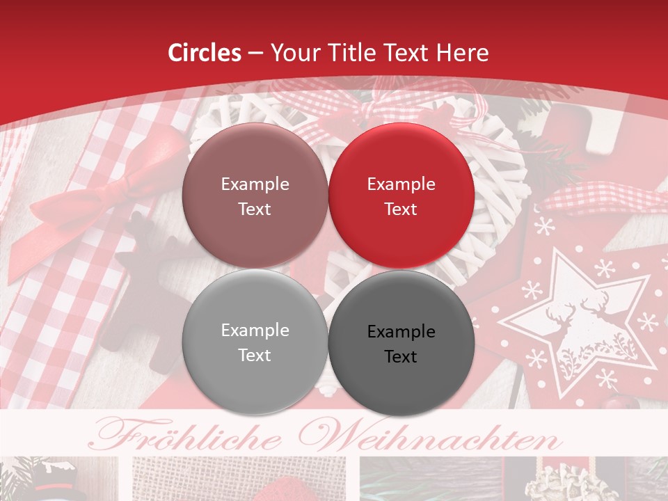 Dekomaterial Weihnachtszeit Zimt PowerPoint Template