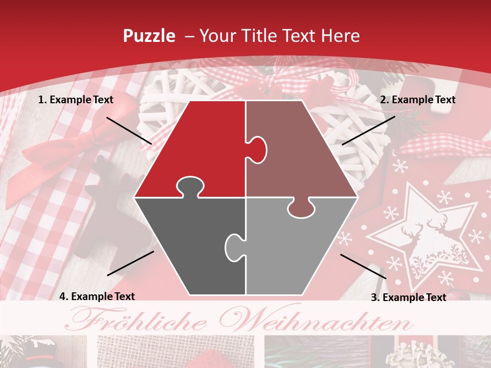 Dekomaterial Weihnachtszeit Zimt PowerPoint Template