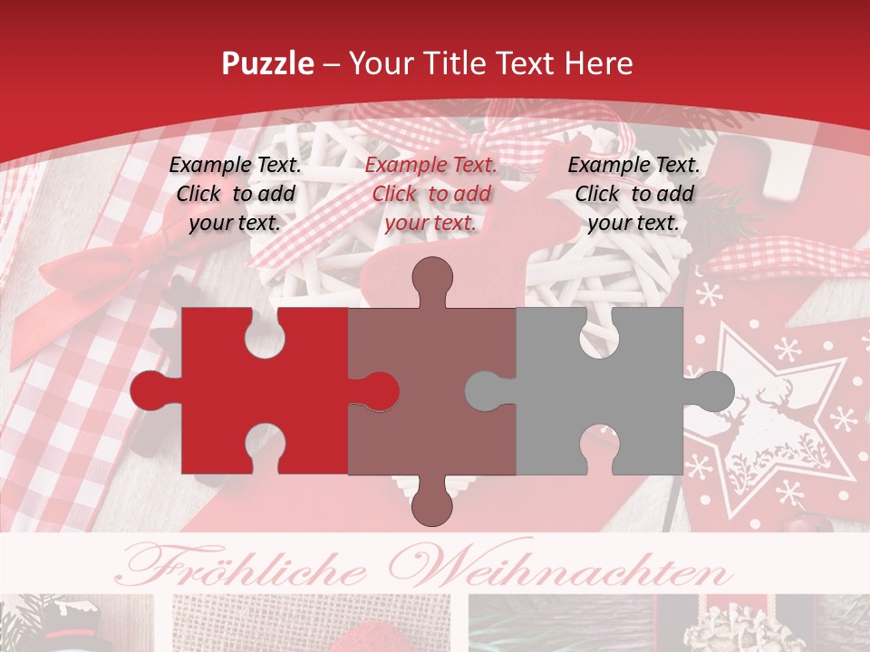 Dekomaterial Weihnachtszeit Zimt PowerPoint Template