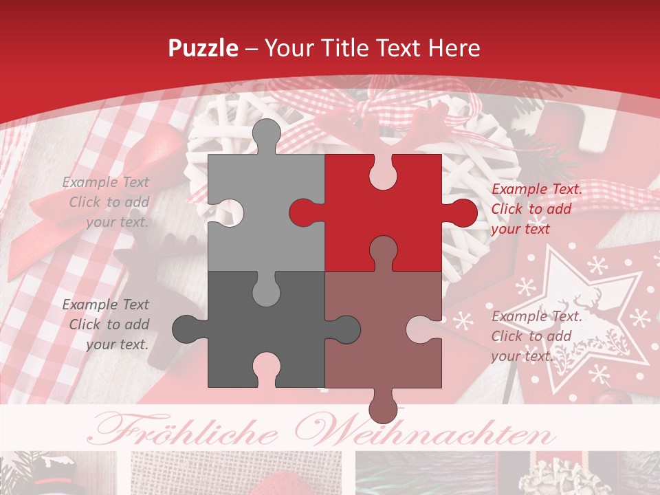 Dekomaterial Weihnachtszeit Zimt PowerPoint Template