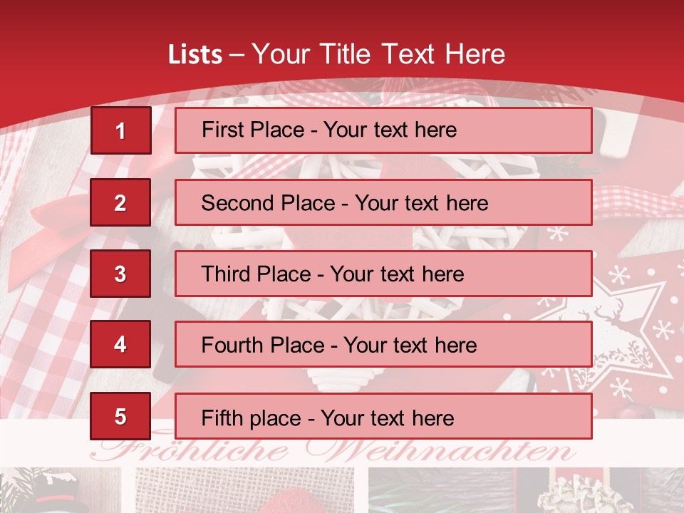 Dekomaterial Weihnachtszeit Zimt PowerPoint Template