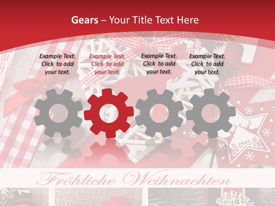 Dekomaterial Weihnachtszeit Zimt PowerPoint Template