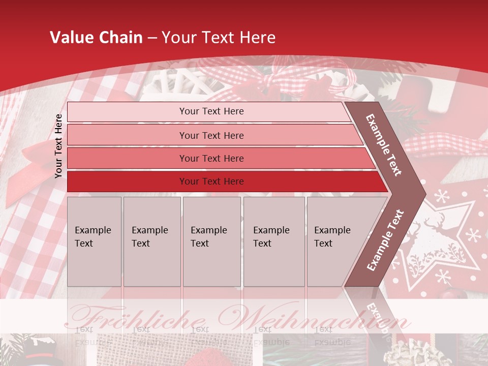 Dekomaterial Weihnachtszeit Zimt PowerPoint Template