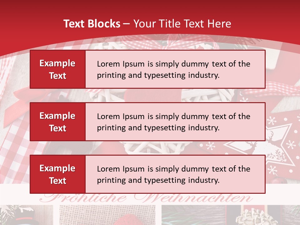 Dekomaterial Weihnachtszeit Zimt PowerPoint Template