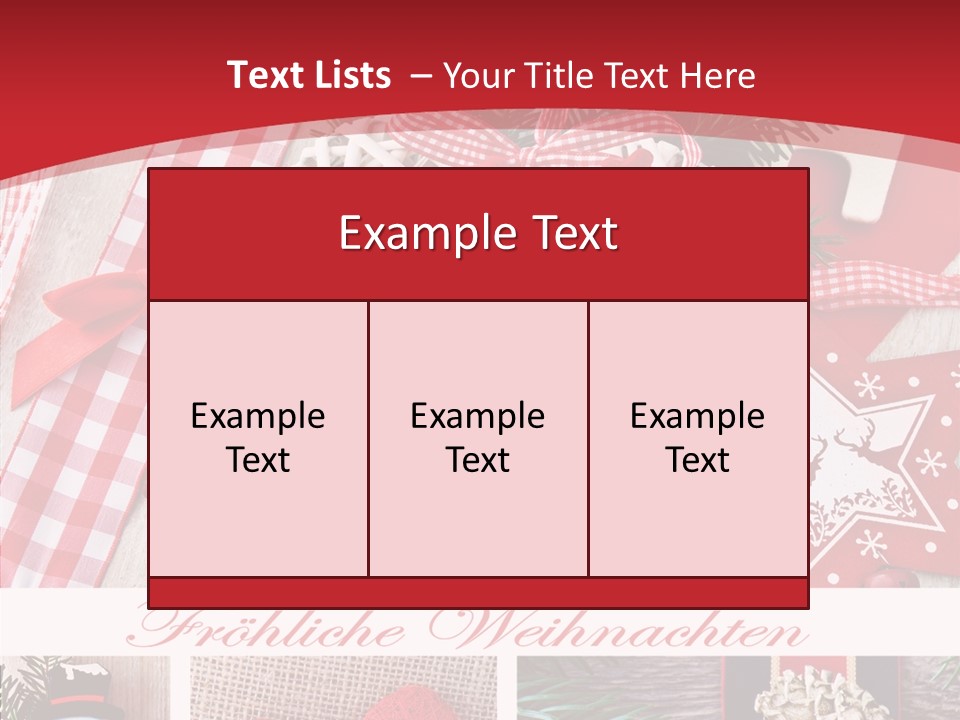 Dekomaterial Weihnachtszeit Zimt PowerPoint Template