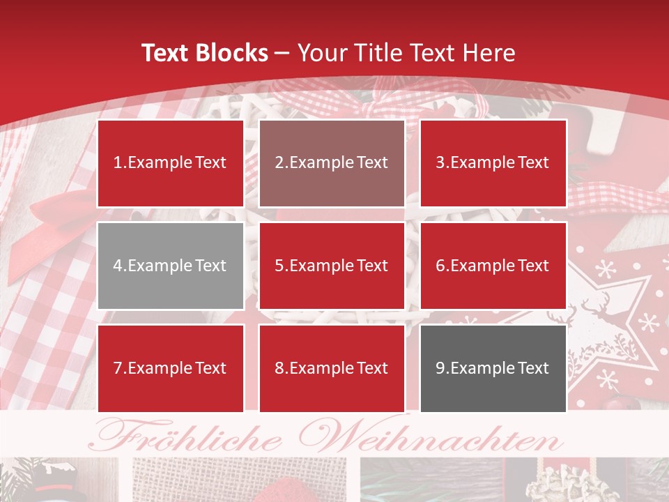 Dekomaterial Weihnachtszeit Zimt PowerPoint Template