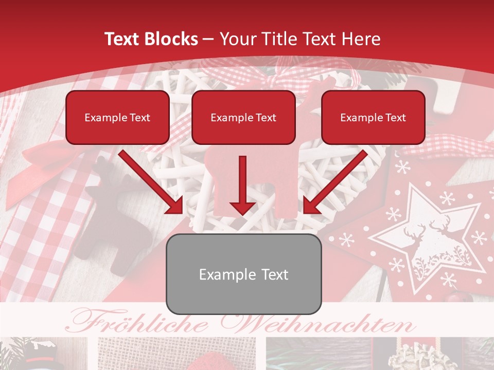 Dekomaterial Weihnachtszeit Zimt PowerPoint Template