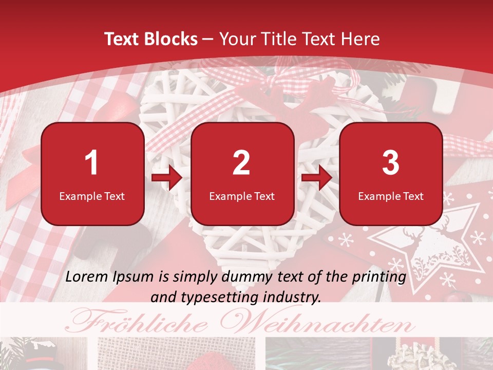 Dekomaterial Weihnachtszeit Zimt PowerPoint Template