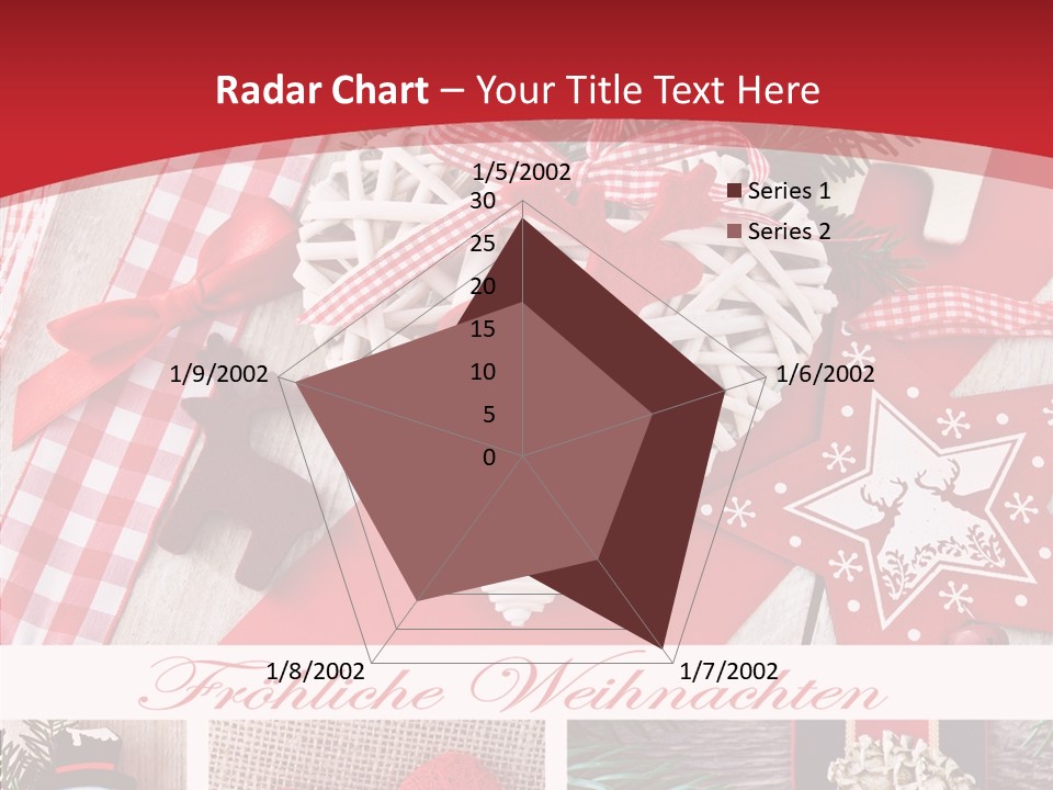 Dekomaterial Weihnachtszeit Zimt PowerPoint Template