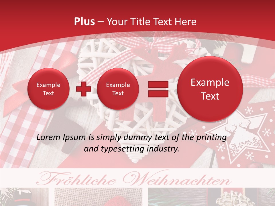Dekomaterial Weihnachtszeit Zimt PowerPoint Template