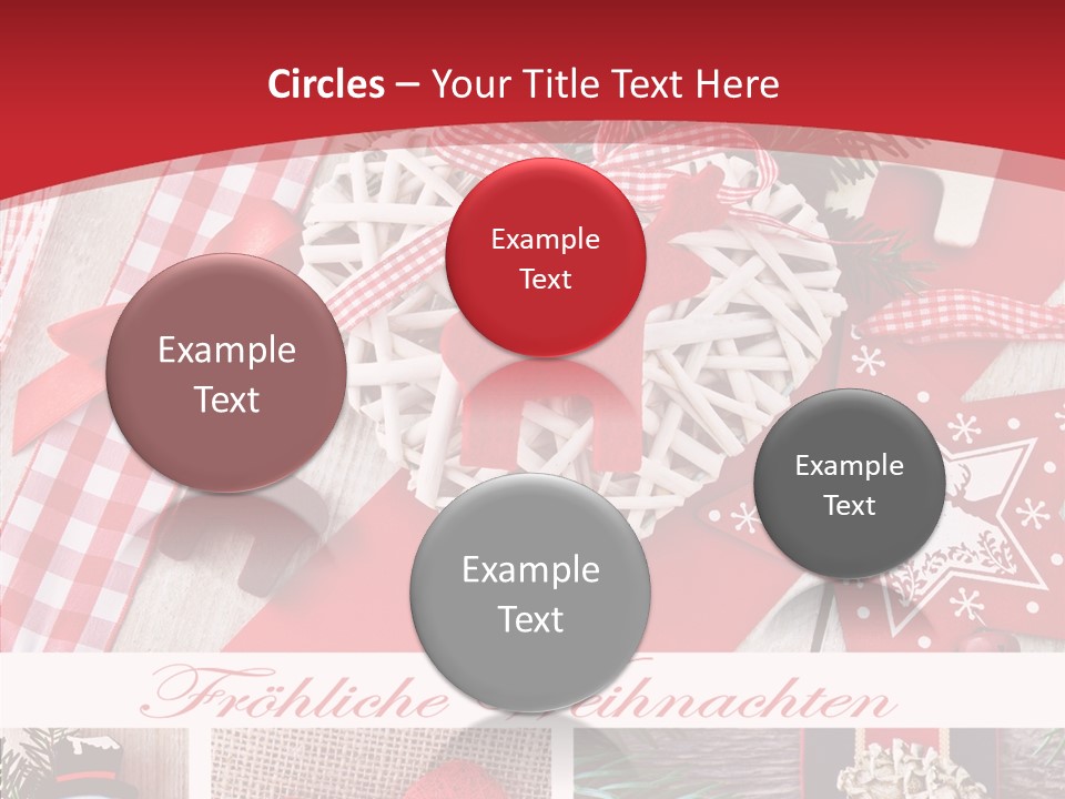 Dekomaterial Weihnachtszeit Zimt PowerPoint Template