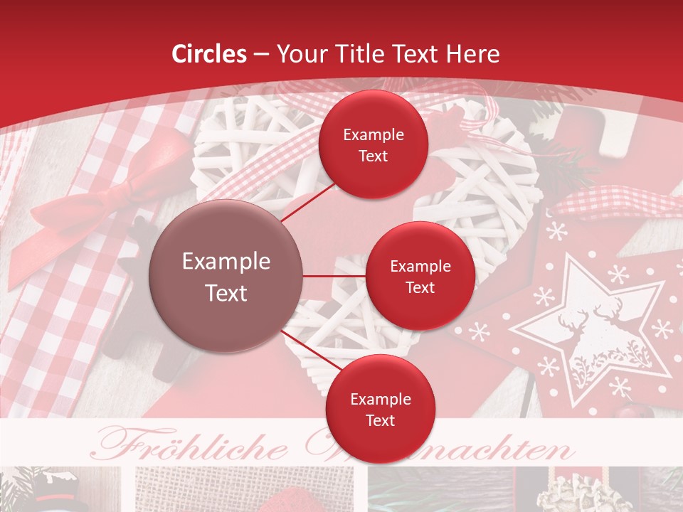 Dekomaterial Weihnachtszeit Zimt PowerPoint Template