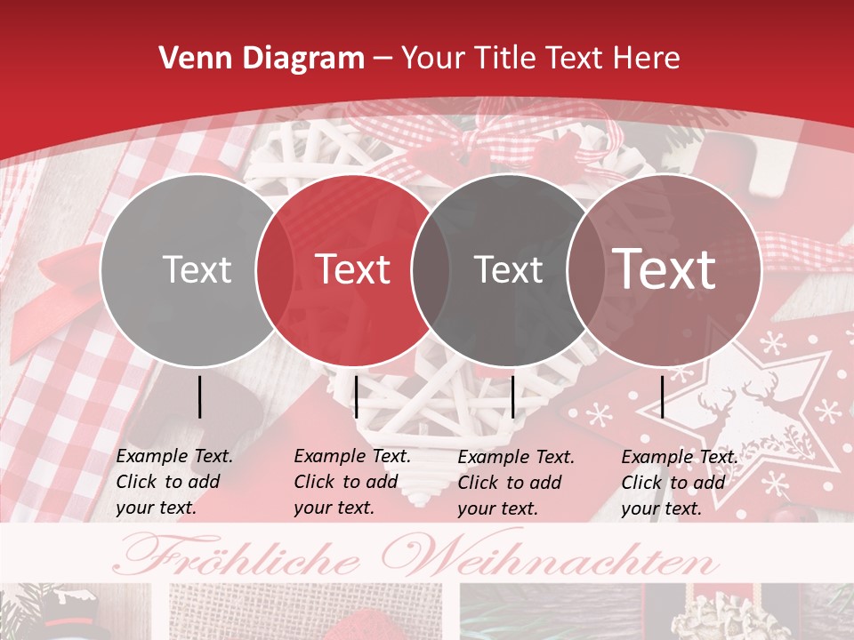 Dekomaterial Weihnachtszeit Zimt PowerPoint Template