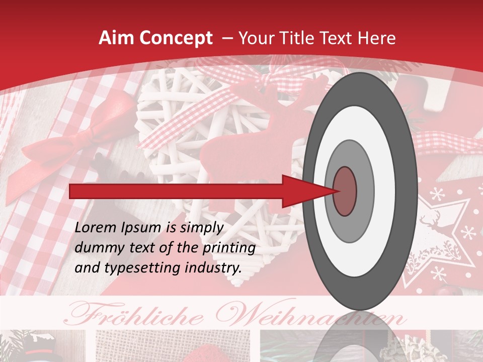 Dekomaterial Weihnachtszeit Zimt PowerPoint Template