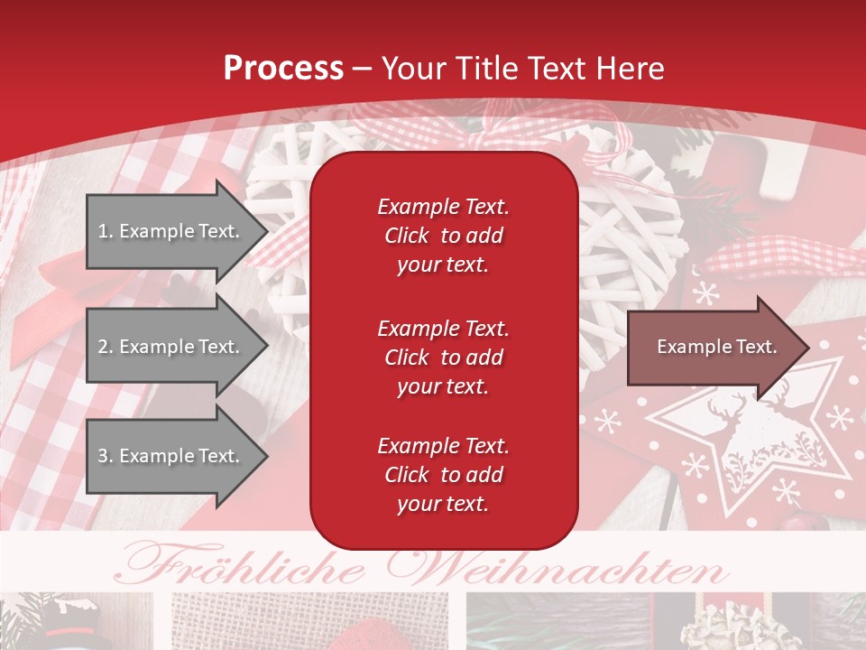 Dekomaterial Weihnachtszeit Zimt PowerPoint Template