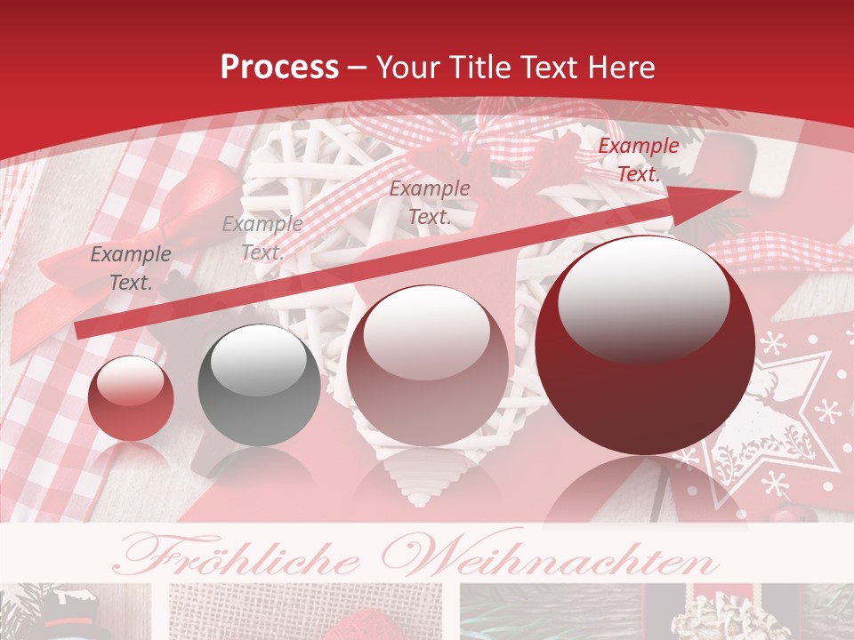 Dekomaterial Weihnachtszeit Zimt PowerPoint Template