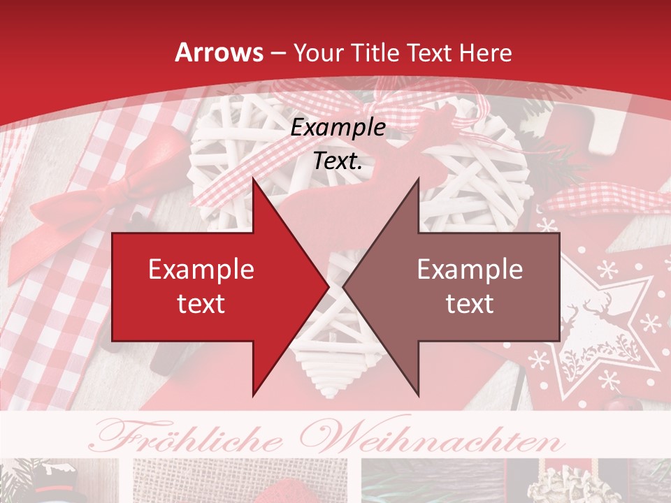 Dekomaterial Weihnachtszeit Zimt PowerPoint Template
