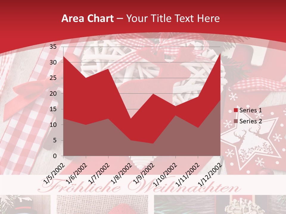 Dekomaterial Weihnachtszeit Zimt PowerPoint Template