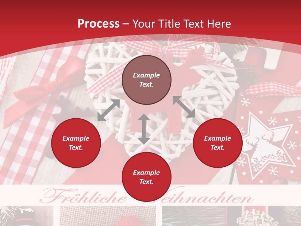 Dekomaterial Weihnachtszeit Zimt PowerPoint Template
