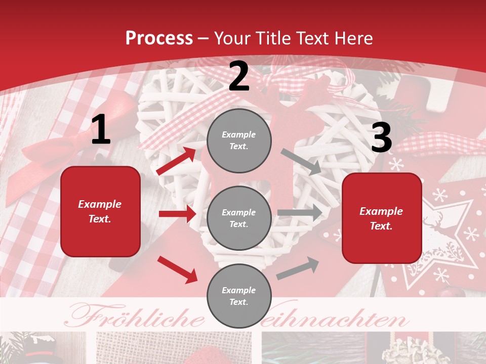 Dekomaterial Weihnachtszeit Zimt PowerPoint Template