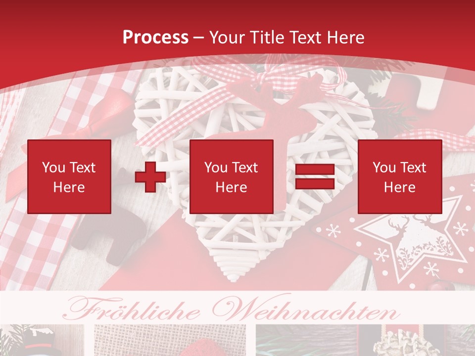 Dekomaterial Weihnachtszeit Zimt PowerPoint Template