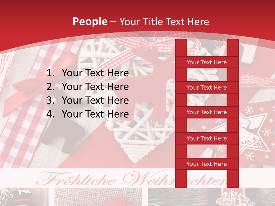 Dekomaterial Weihnachtszeit Zimt PowerPoint Template