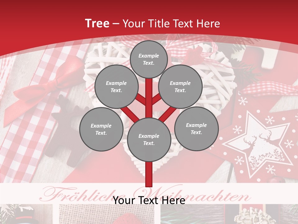 Dekomaterial Weihnachtszeit Zimt PowerPoint Template