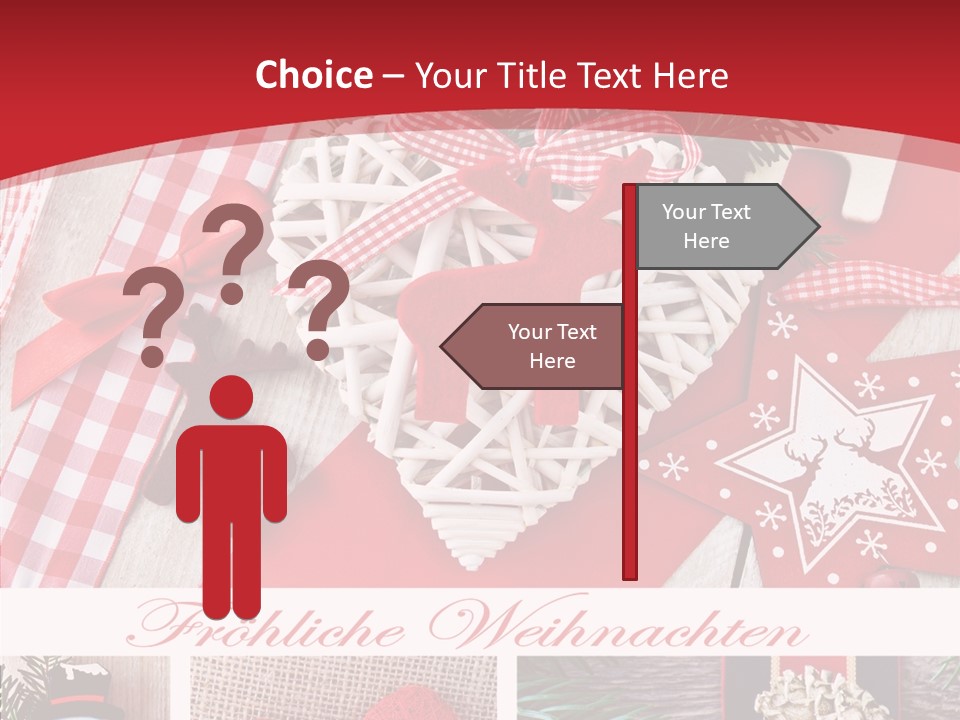 Dekomaterial Weihnachtszeit Zimt PowerPoint Template