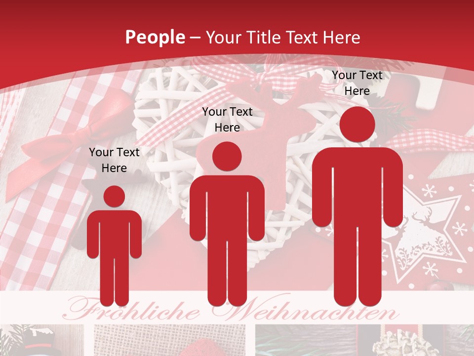 Dekomaterial Weihnachtszeit Zimt PowerPoint Template