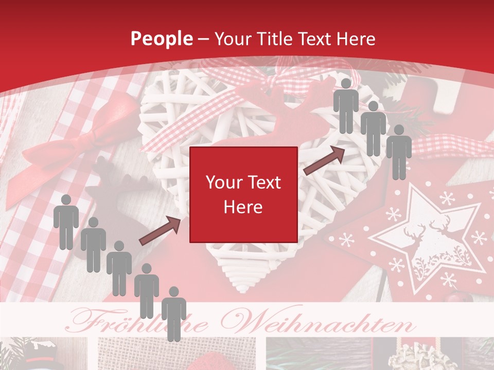 Dekomaterial Weihnachtszeit Zimt PowerPoint Template