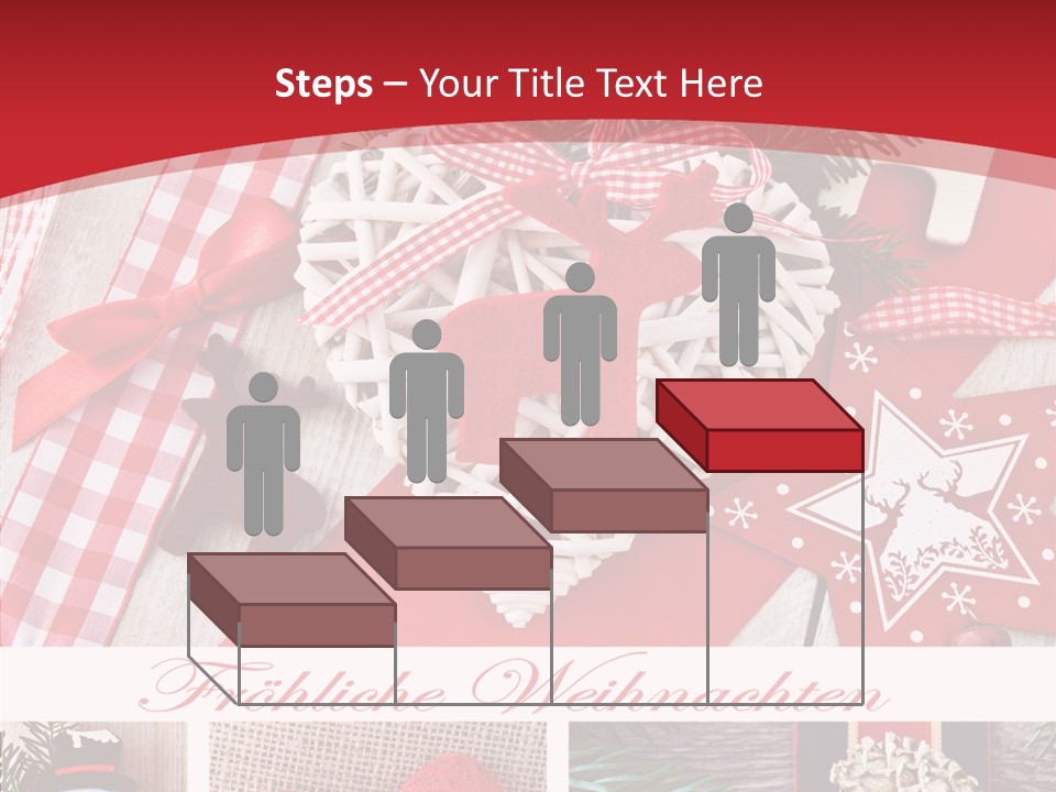 Dekomaterial Weihnachtszeit Zimt PowerPoint Template