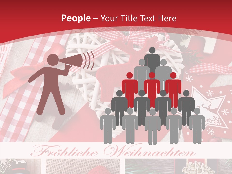 Dekomaterial Weihnachtszeit Zimt PowerPoint Template