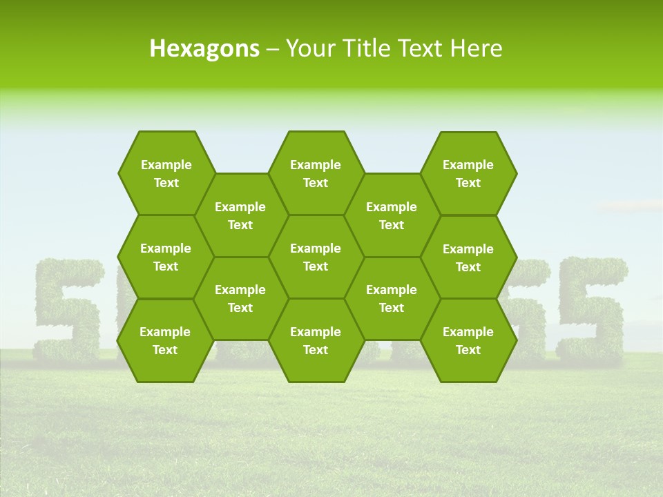 Hill Cleared Garden PowerPoint Template
