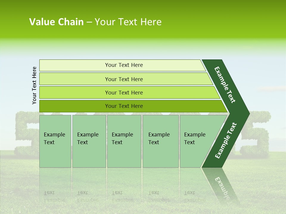 Hill Cleared Garden PowerPoint Template