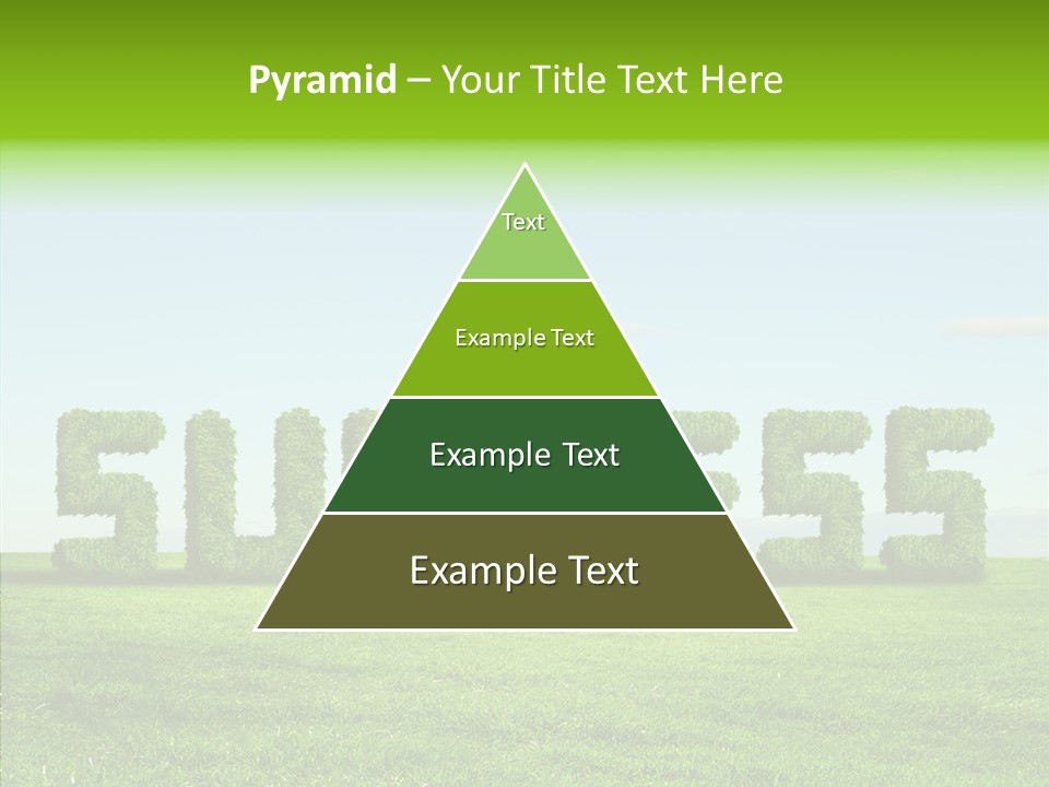 Hill Cleared Garden PowerPoint Template