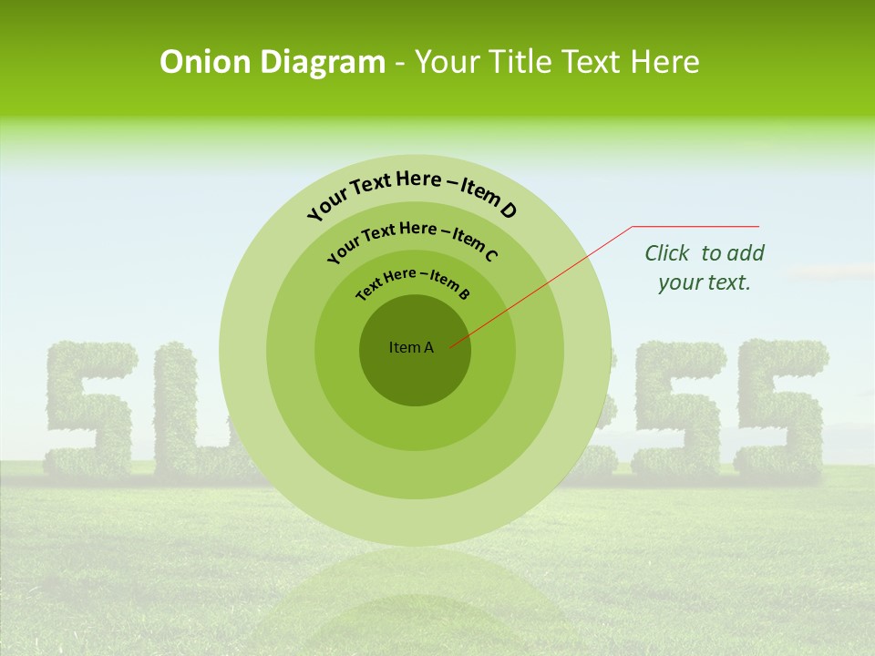 Hill Cleared Garden PowerPoint Template