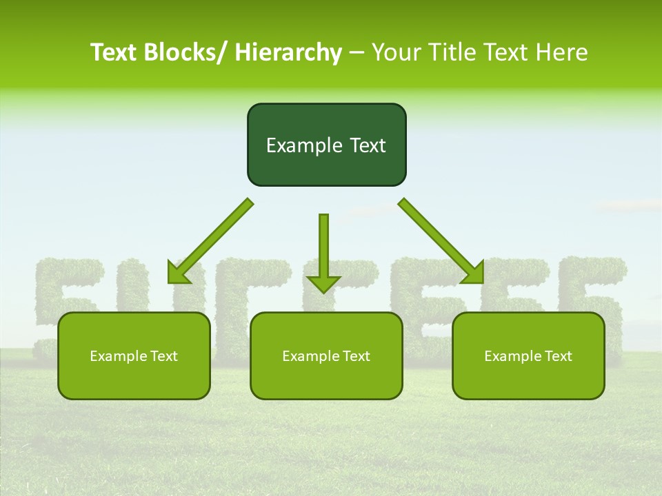 Hill Cleared Garden PowerPoint Template