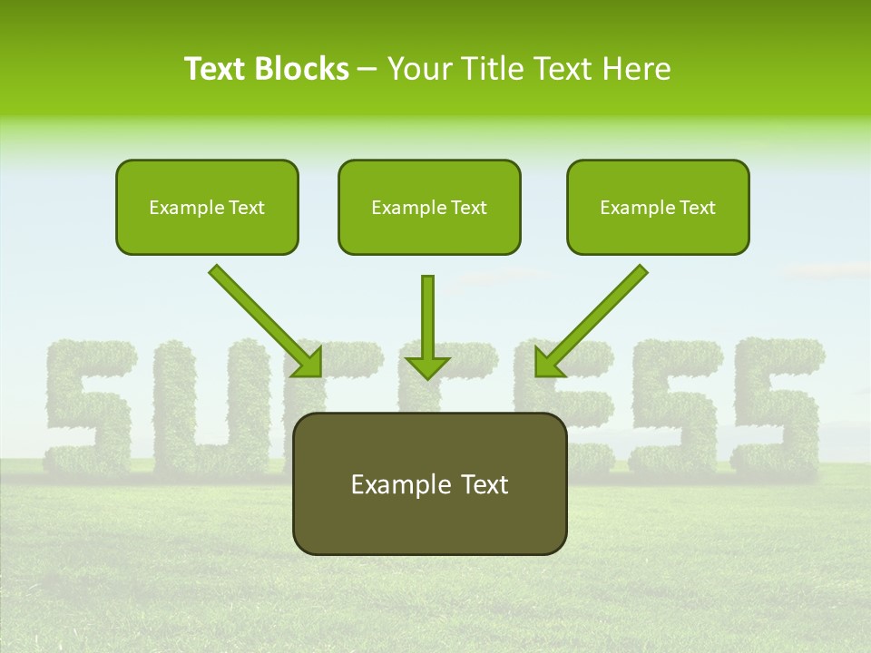 Hill Cleared Garden PowerPoint Template