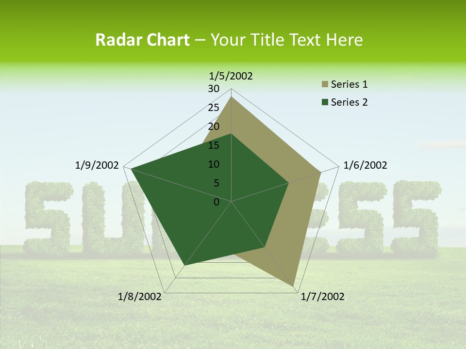 Hill Cleared Garden PowerPoint Template