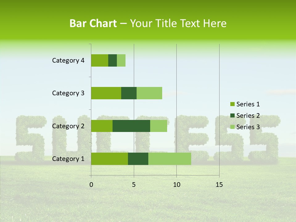 Hill Cleared Garden PowerPoint Template