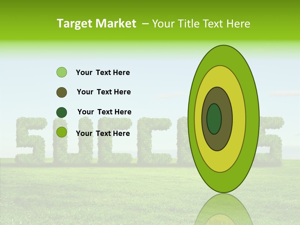 Hill Cleared Garden PowerPoint Template