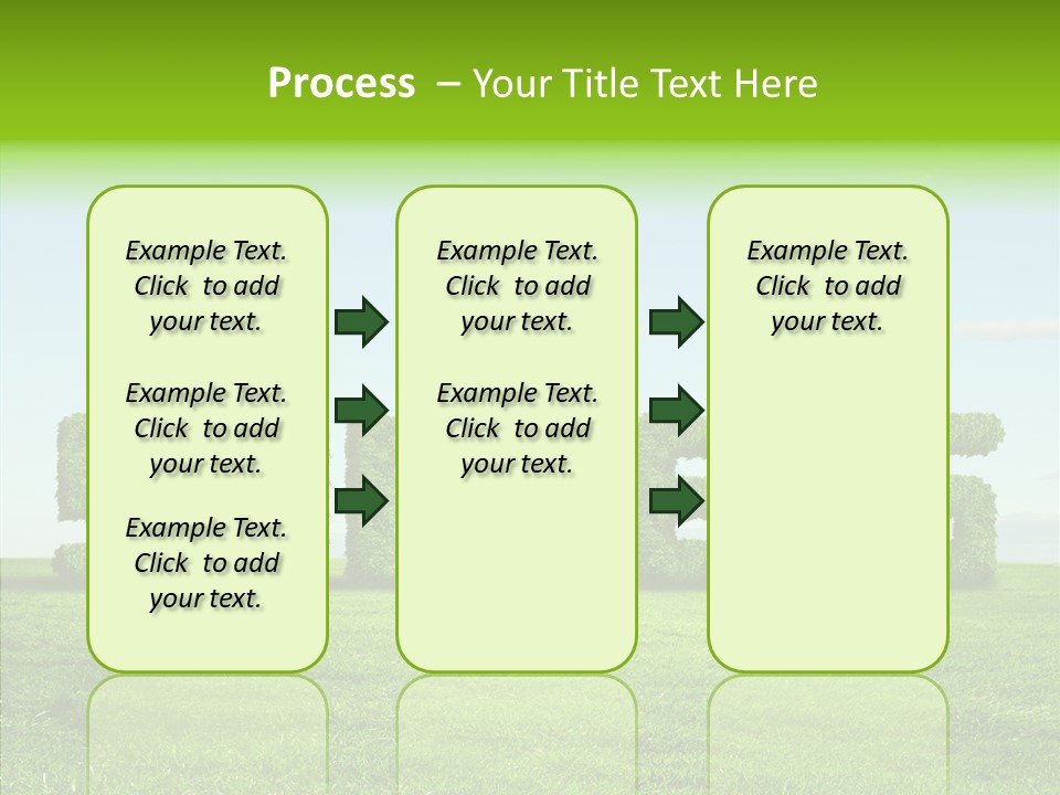 Hill Cleared Garden PowerPoint Template
