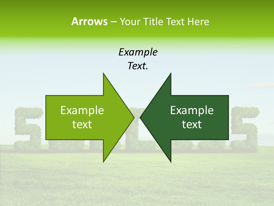 Hill Cleared Garden PowerPoint Template