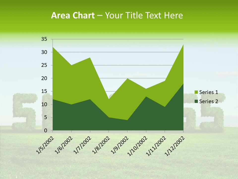 Hill Cleared Garden PowerPoint Template