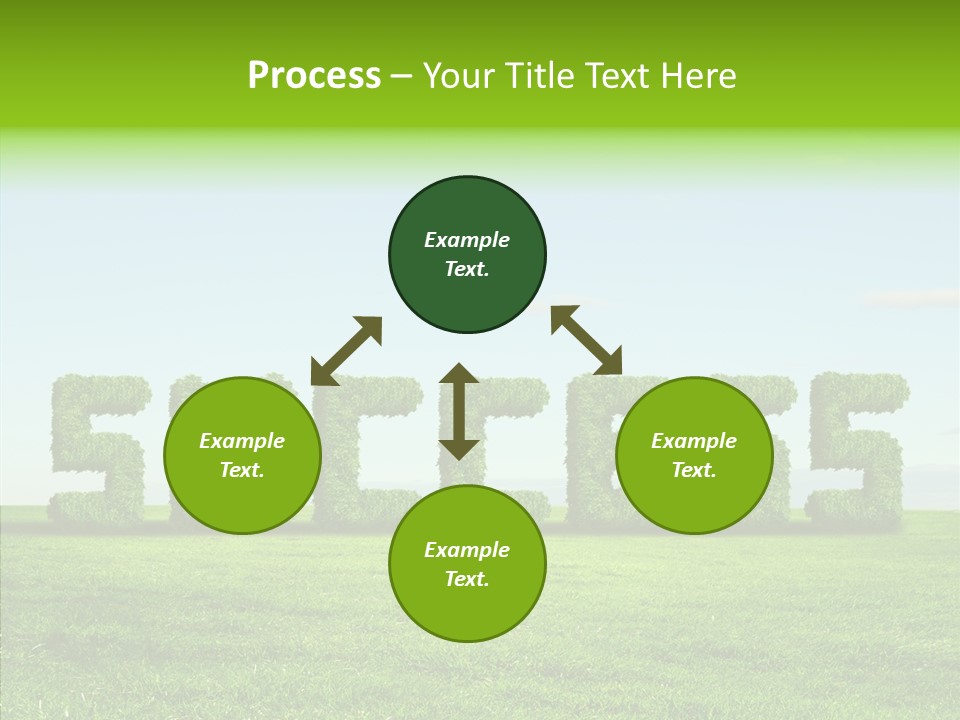 Hill Cleared Garden PowerPoint Template