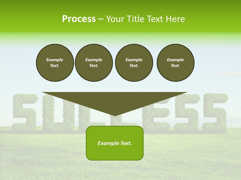 Hill Cleared Garden PowerPoint Template