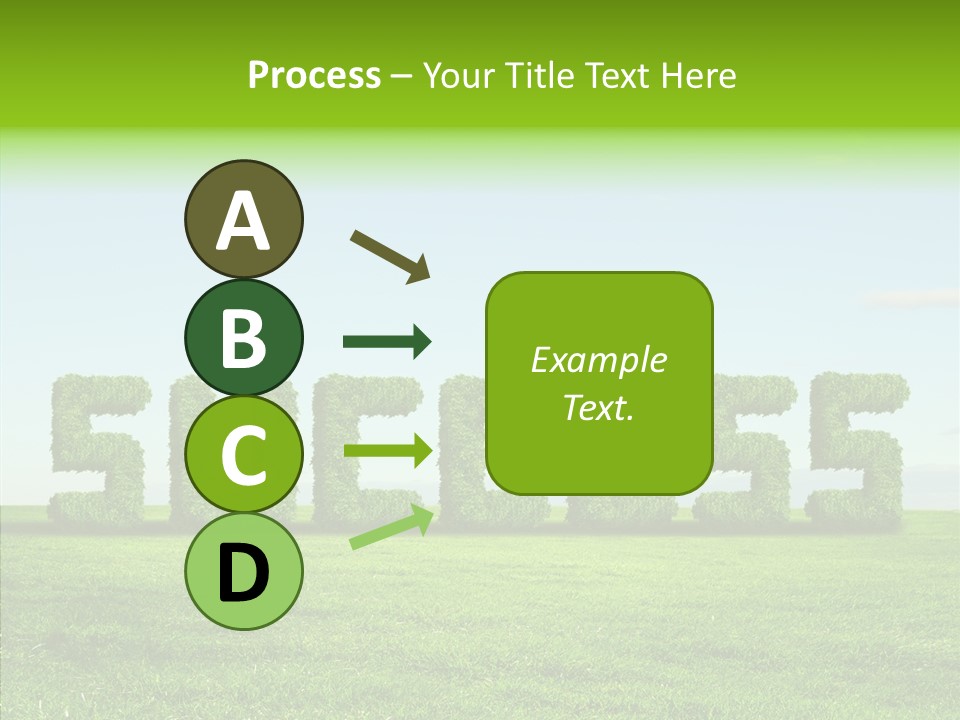 Hill Cleared Garden PowerPoint Template