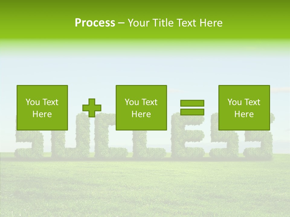 Hill Cleared Garden PowerPoint Template